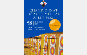 Championnat Départemental Salle 77 Saison 2023