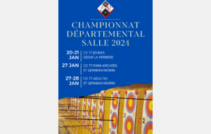 Championnat Départemental Salle 77 Saison 2024