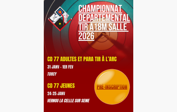 Championnat Départemental Tir à 18m Salle 2026