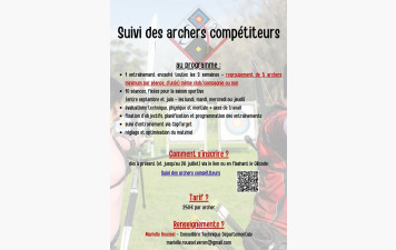 Suivi des Archers Compétiteurs